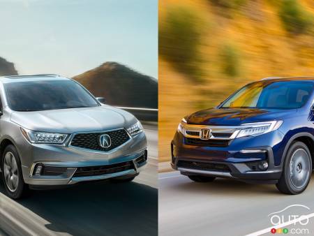 Comparison: 2019 Honda Pilot vs 2019 Acura MDX